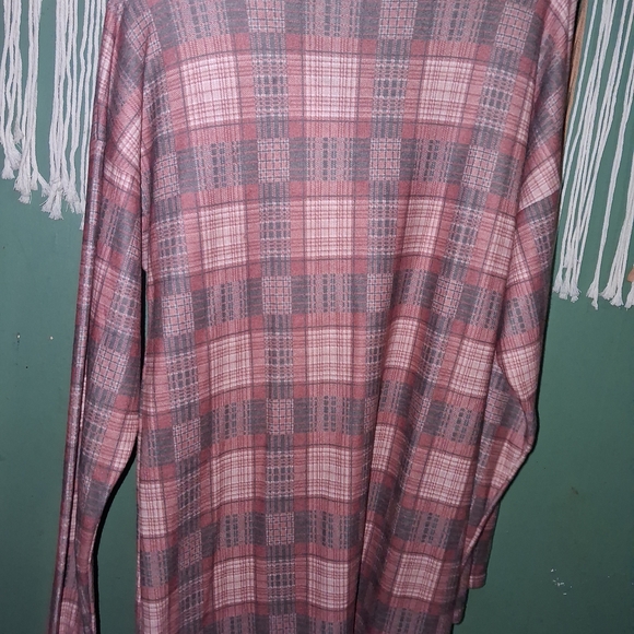 HEIMISH USA Men’s Rust Red Plaid Button-Down Shirt - Picture 3 of 3